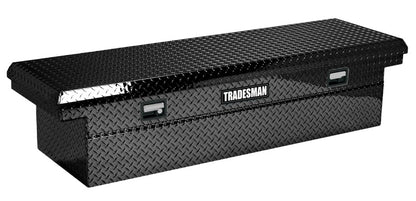 Tradesman 7111001LP 70 inch black aluminum low profile cross bed truck tool box