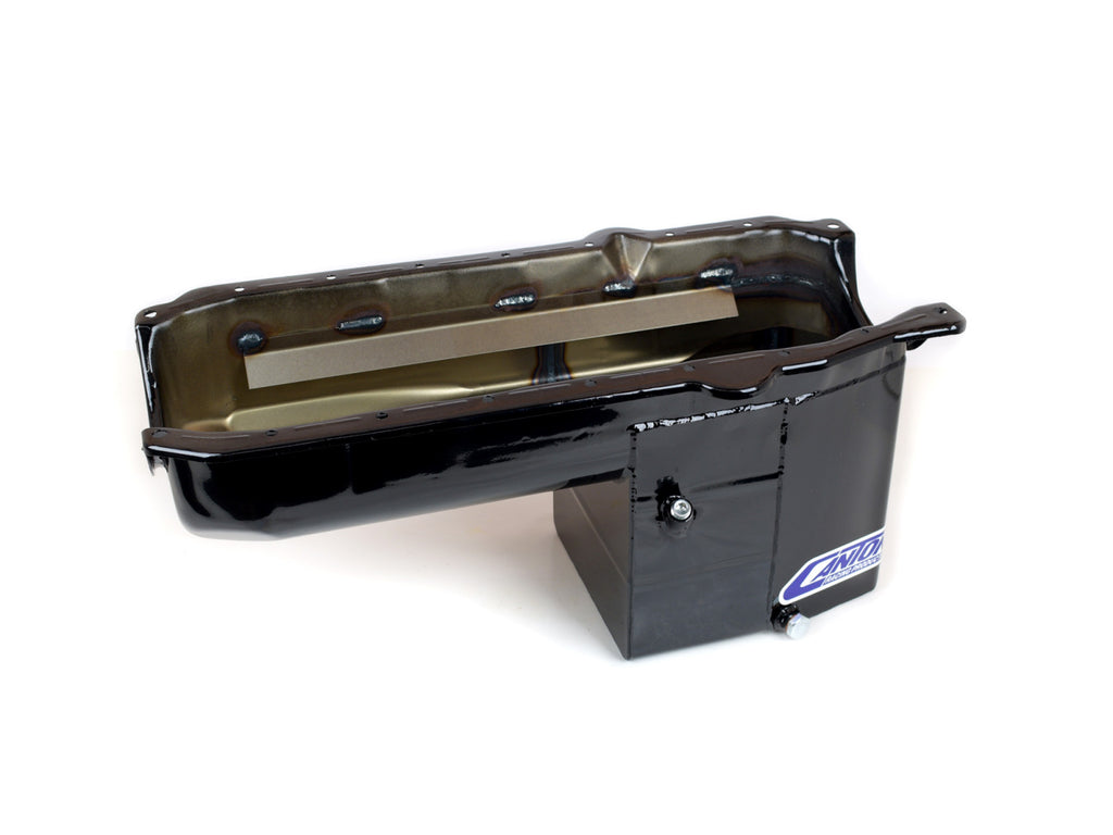 Canton 16-080T Oil Pan Small Block Chevy 86 & Newer 10" Deep Sump 4X4 Truck Pan - eliteracefab.com