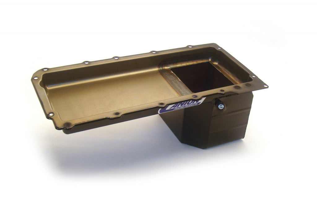 Canton 16-278 Oil Pan For LS Chevy S10 Truck Conversion Black Powder Coat - eliteracefab.com