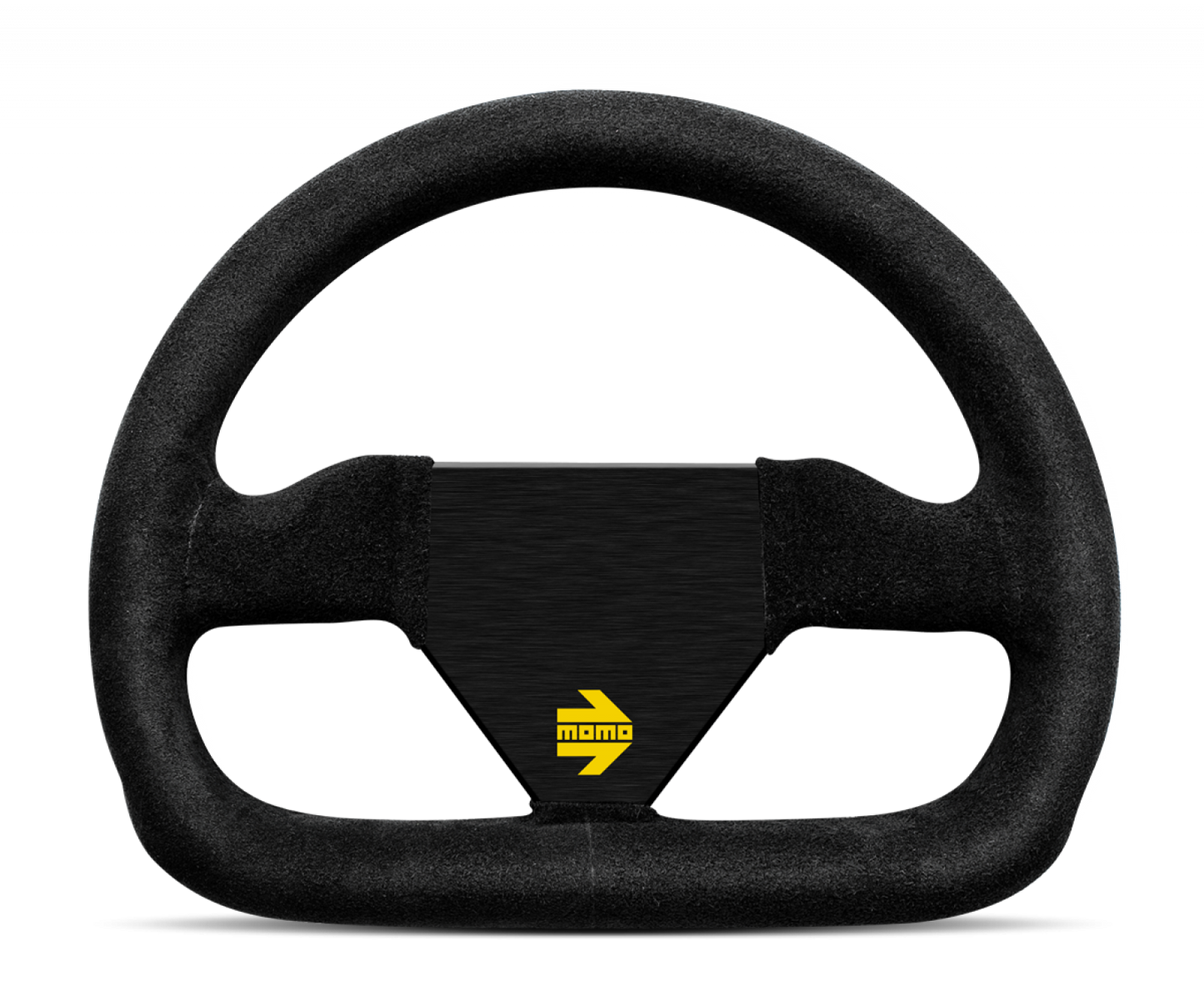 MOMO MOD.12 250mm Black Suede Steering Wheel (R1922/25S) MOMO