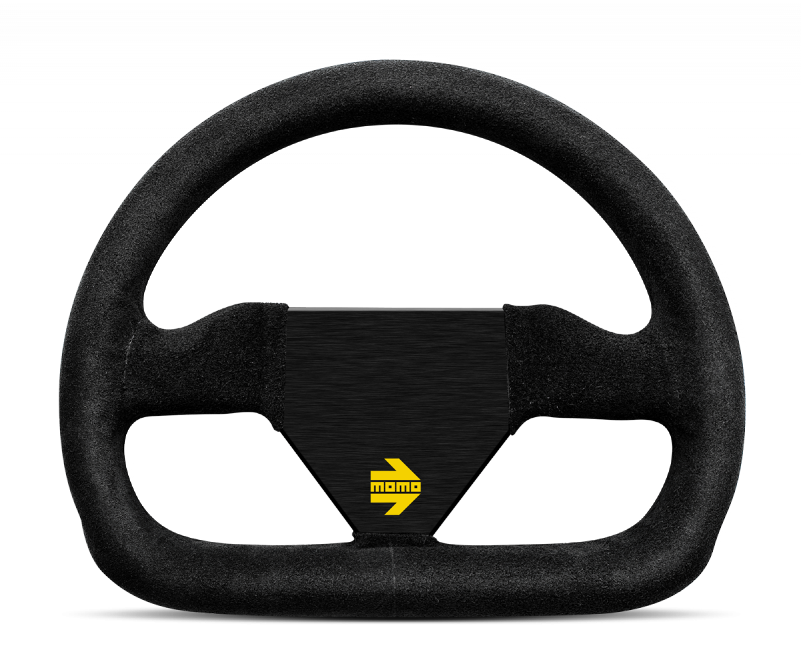 MOMO MOD.12 250mm Black Suede Steering Wheel (R1922/25S) MOMO