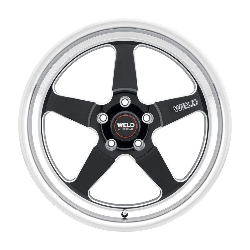 Weld S104 20x9.5 Ventura 5x135 ET13 BS5.75 Gloss BLK MIL DIA 87.1 - eliteracefab.com