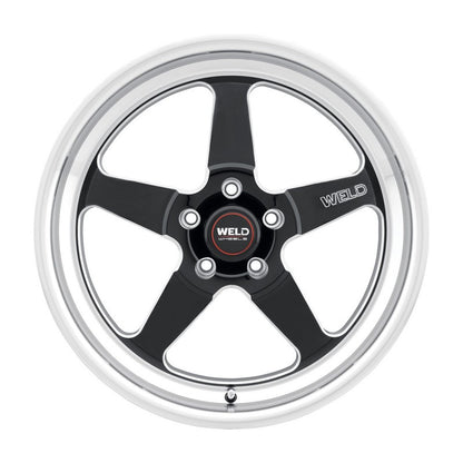 Weld S104 20x9.5 Ventura 5x135 ET13 BS5.75 Gloss BLK MIL DIA 87.1 - eliteracefab.com