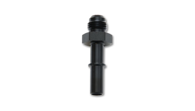 Vibrant 1/8in Barbed Tee Adapter- Black Anodized - eliteracefab.com