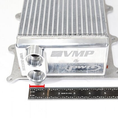 VMP Performance by PWR 20+ Ford Shelby GT500 5.2L 81mm Race Intercooler w/ 16AN HF Water Manifold