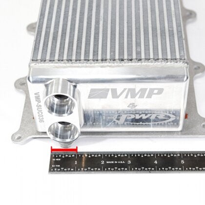 VMP Performance by PWR 20+ Ford Shelby GT500 5.2L 81mm Race Intercooler w/ 16AN HF Water Manifold