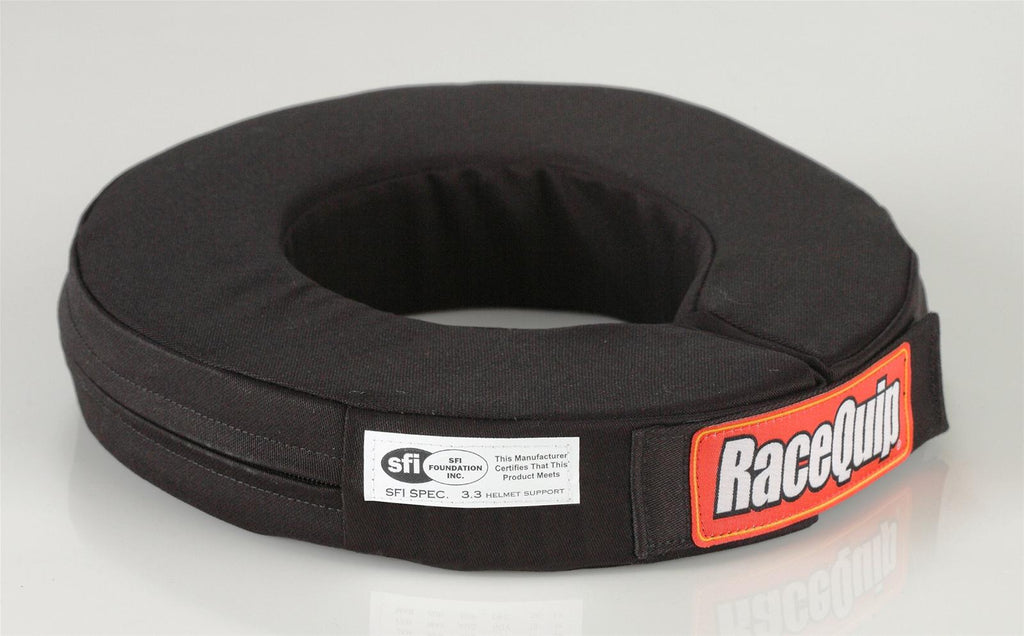 RaceQuip Black SFI 360 Helmet Support Large 17in - eliteracefab.com