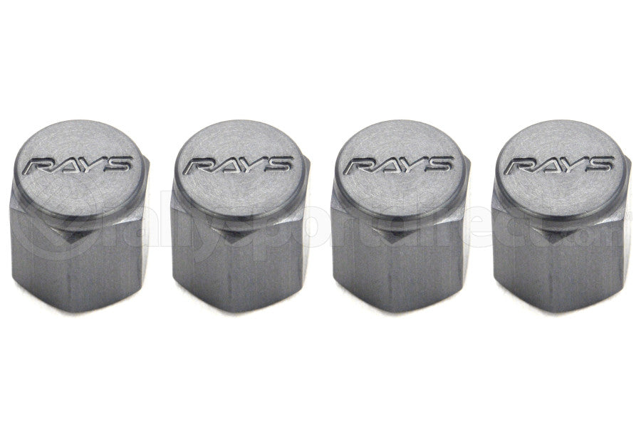 Rays Valve Stem Caps - Gunmetal (Set of 4) - eliteracefab.com