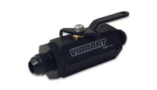 Load image into Gallery viewer, Vibrant -6AN to -6AN Male Shut Off Valve - Black - eliteracefab.com