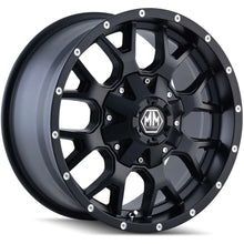 Load image into Gallery viewer, Mayhem 8304 Delta 20x9 / 6x139.7 BP / 0mm Offset / 106mm Hub Matte Black Wheel