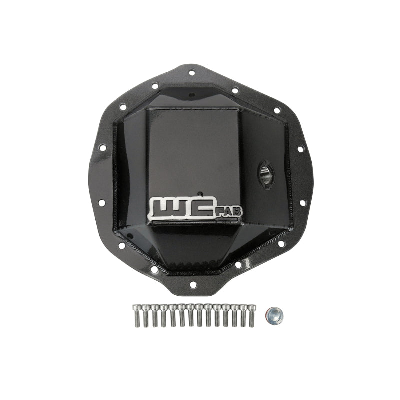 Wehrli WCF100113-GB gloss black aluminum differential cover AAM 11.5 Duramax Cummins