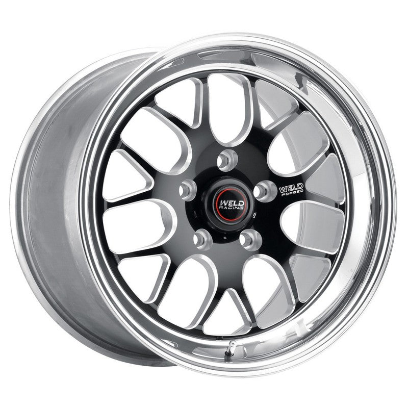 Weld S77 18x5 / 5x4.5 BP / 2.1in. BS Black Wheel (High Pad) - Non-Beadlock - eliteracefab.com