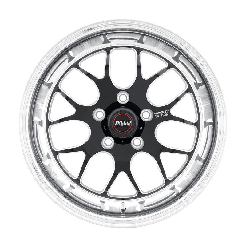 Weld 77HB8050A21A S77 18x5 / 5x4.5 BP / 2.1in. BS Black Wheel (High Pad) - Non-Beadlock
