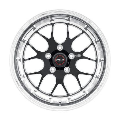 Weld 77HB8050A21A S77 18x5 / 5x4.5 BP / 2.1in. BS Black Wheel (High Pad) - Non-Beadlock