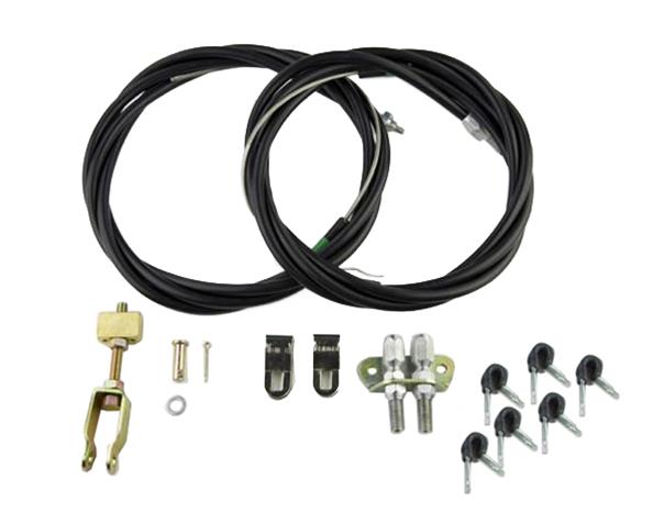 Wilwood Universal Parking Brake Cable Kit Disc/Drum Combination Parking Brake & MC4 w/ Clevis - eliteracefab.com