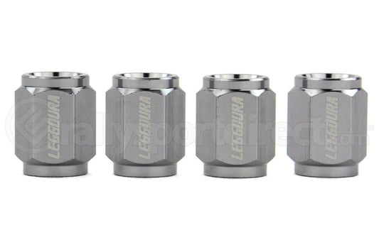 Project Kics Leggdura Racing Valve Cap Set Gunmetal - eliteracefab.com