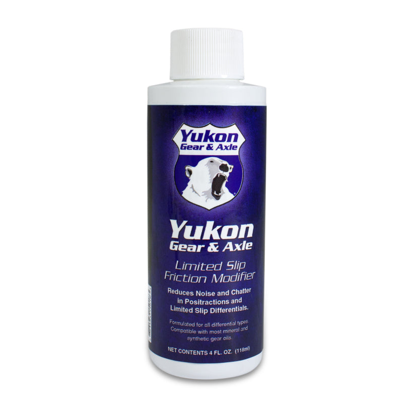 Yukon Gear OILADD limited slip friction modifier 4 ounce bottle for clutch style positraction differentials