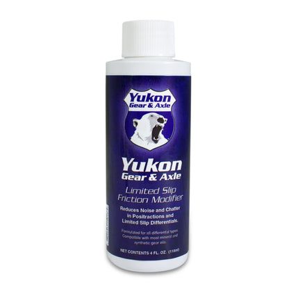 Yukon Gear OILADD limited slip friction modifier 4 ounce bottle for clutch style positraction differentials