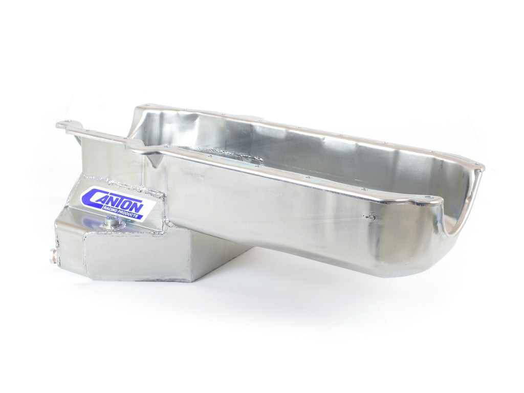 Canton 15-244T Oil Pan For Small Block Chevy F Body Road Race Pan 1 Piece Seal - eliteracefab.com