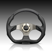 Load image into Gallery viewer, MOMO Eagle 350mm Black Leather Steering Wheel (EAG35BK0S)