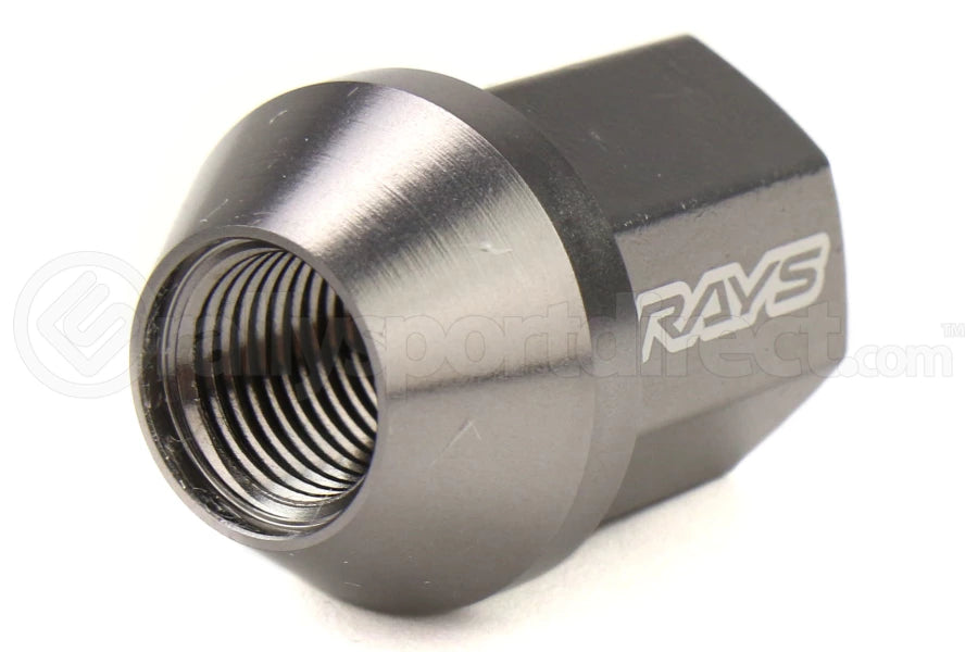 Rays L32 Dura-Nuts Straight Type Lug & Wheel Lock Set - 12x1.50 / Gunmetallic