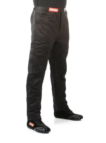 RaceQuip Black SFI-5 Pants Small - eliteracefab.com