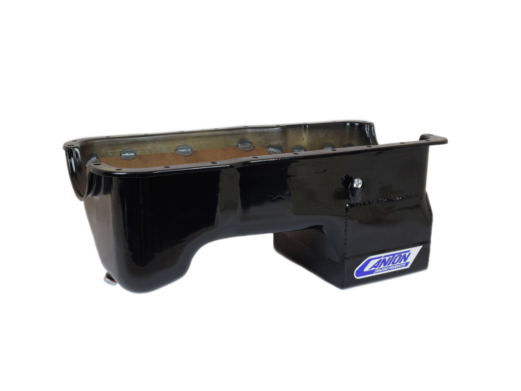 Canton 15-670BLK Oil Pan For Ford 351W Fox Body Mustang Deep Rear Sump Pan - eliteracefab.com